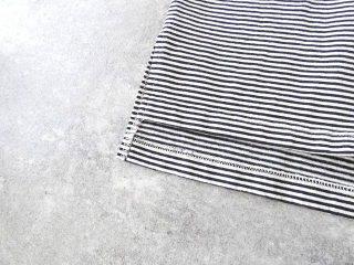 prit(プリット) 空紡度詰天竺ミジンボーダー5分袖クルーネックプルオーバーの商品画像47