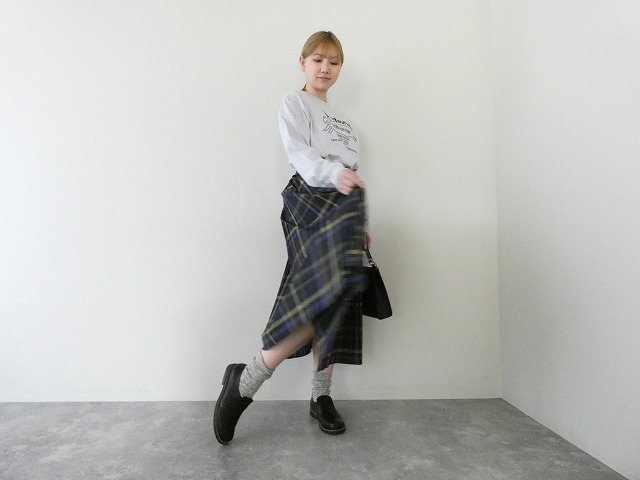 PK ビックチェックのプリーツスカートの商品画像2