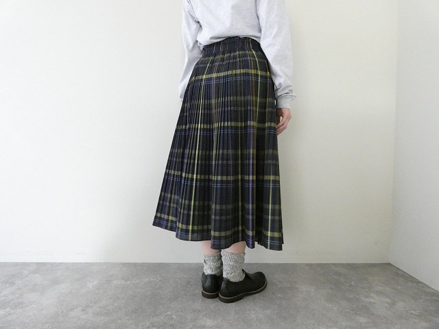 PK ビックチェックのプリーツスカートの商品画像5