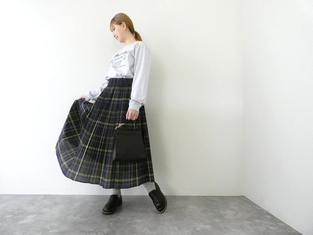 PK ビックチェックのプリーツスカートの商品画像7