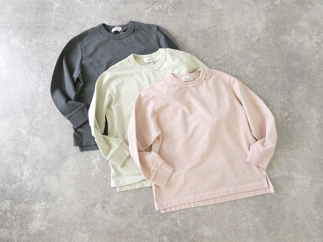 RINEN(リネン) 20/1オーガニック裏毛クルーネックの商品画像3