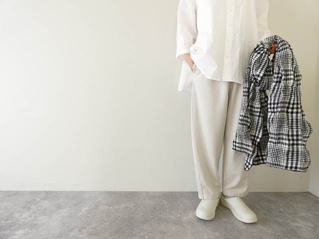 RINEN(リネン) 40/2スーピマ裏毛ラクパンツの商品画像1