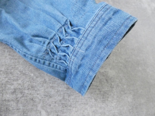 NOMBRE IMPAIR(ノンブルアンペール) ねじりピンタックデニムスタンドショートシャツの商品画像26