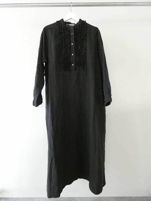 ichiAntiquite's(イチアンティークス) フレンチリネン胸元フリルドレスの商品画像3