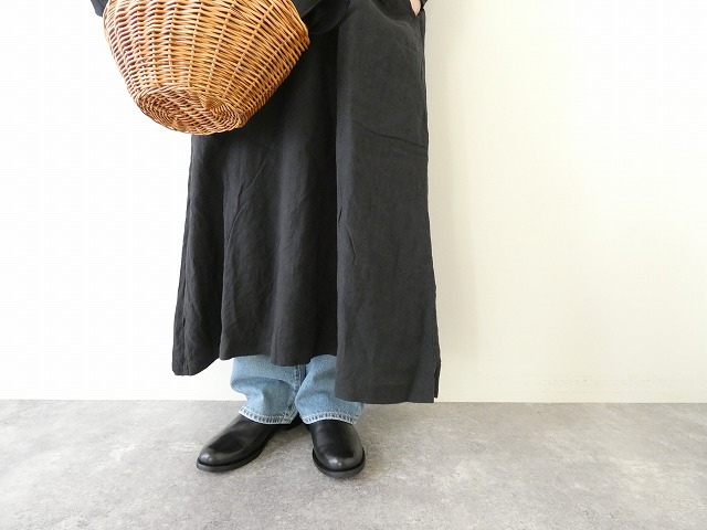 ichiAntiquite's(イチアンティークス) フレンチリネン胸元フリルドレスの商品画像5