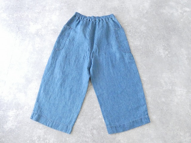 Hands of creation(ハンズオブクリエイション) 11ozリネンデニムサイドポケットキュロットパンツの商品画像10