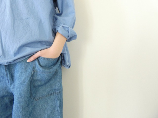 Hands of creation(ハンズオブクリエイション) 11ozリネンデニムサイドポケットキュロットパンツの商品画像21