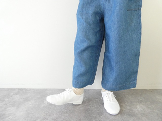 Hands of creation(ハンズオブクリエイション) 11ozリネンデニムサイドポケットキュロットパンツの商品画像22
