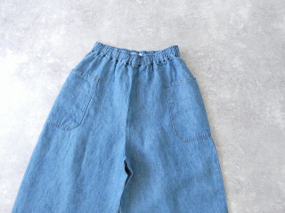 Hands of creation(ハンズオブクリエイション) 11ozリネンデニムサイドポケットキュロットパンツの商品画像23