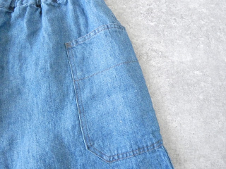 Hands of creation(ハンズオブクリエイション) 11ozリネンデニムサイドポケットキュロットパンツの商品画像26