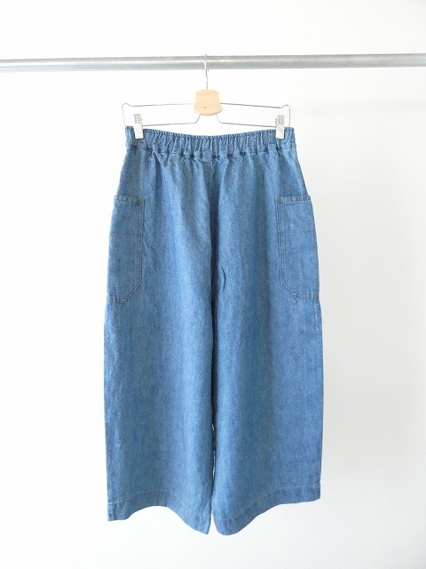 Hands of creation(ハンズオブクリエイション) 11ozリネンデニムサイドポケットキュロットパンツの商品画像8