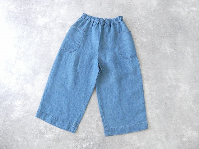 Hands of creation(ハンズオブクリエイション) 11ozリネンデニムサイドポケットキュロットパンツの商品画像9