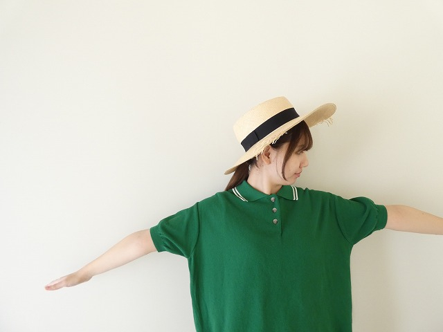 NARU スノーコットンラインポロ衿ニットの商品画像4