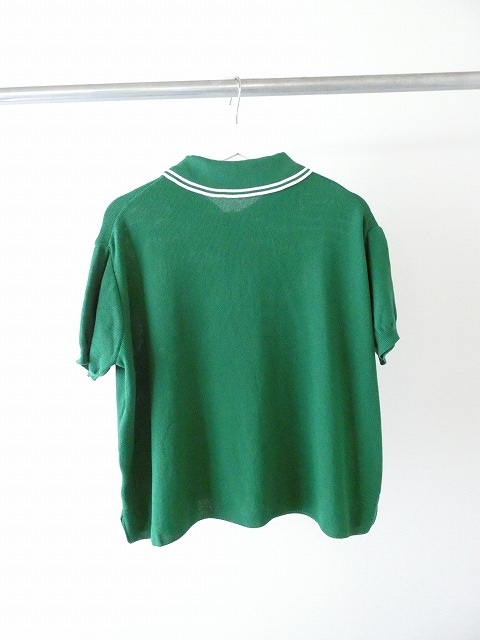 NARU スノーコットンラインポロ衿ニットの商品画像9