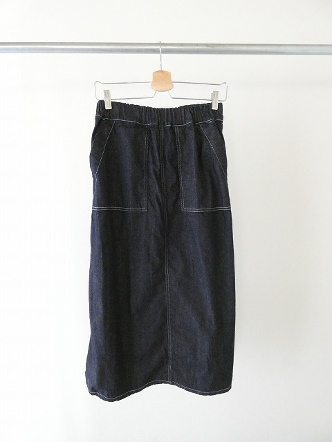 NARU 8オンスムラデニムベイカースカートの商品画像3