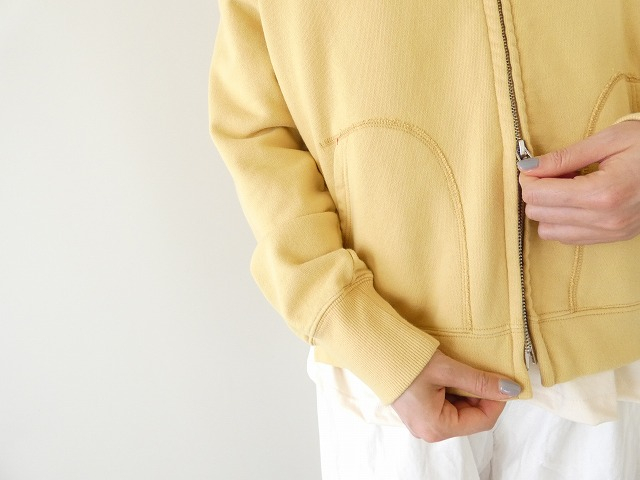 NATURAL LAUNDRY(ナチュラルランドリー) セントラル裏毛ウイングZIPカーディガンの商品画像7