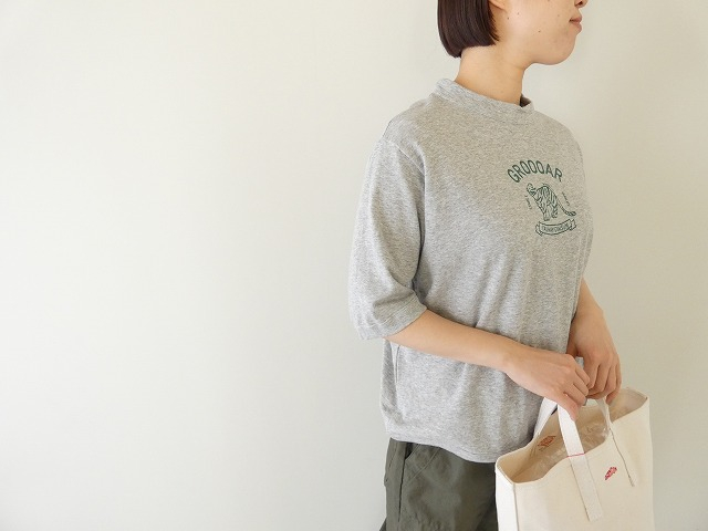NATURAL LAUNDRY(ナチュラルランドリー) ミニ裏毛5分袖ラオフ虎プリントTシャツの商品画像2