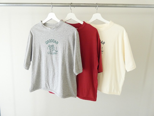 NATURAL LAUNDRY(ナチュラルランドリー) ミニ裏毛5分袖ラオフ虎プリントTシャツの商品画像3