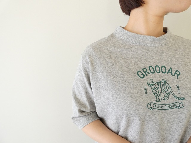 NATURAL LAUNDRY(ナチュラルランドリー) ミニ裏毛5分袖ラオフ虎プリントTシャツの商品画像6