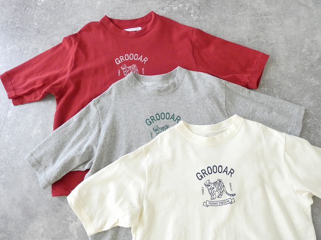 NATURAL LAUNDRY(ナチュラルランドリー) ミニ裏毛5分袖ラオフ虎プリントTシャツの商品画像9