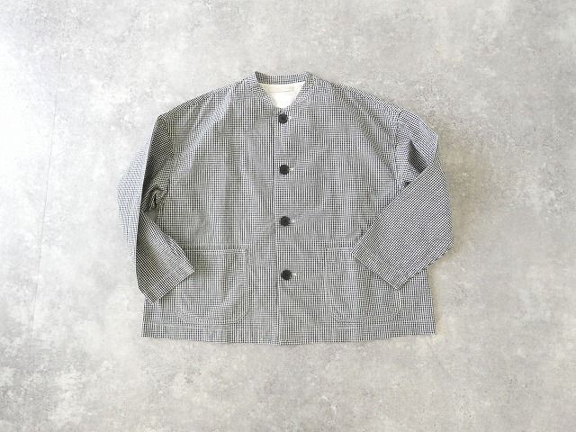 NATURAL LAUNDRY(ナチュラルランドリー) ダンプワッシャーギンガムチェックワイドカバージャケットの商品画像10