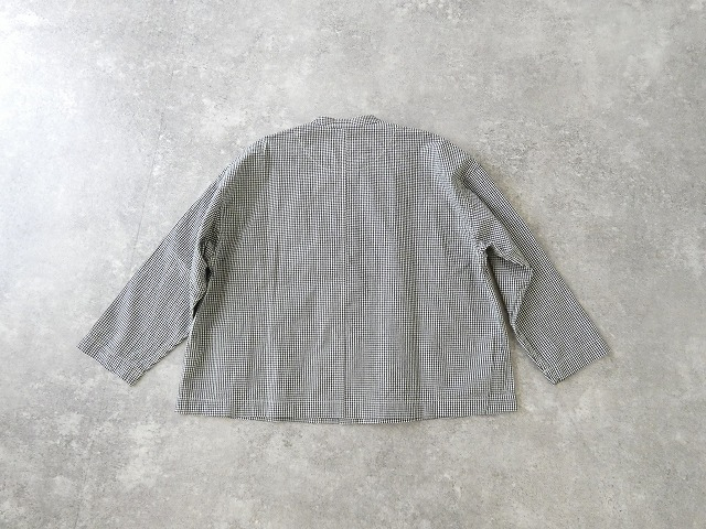 NATURAL LAUNDRY(ナチュラルランドリー) ダンプワッシャーギンガムチェックワイドカバージャケットの商品画像11