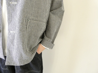 NATURAL LAUNDRY(ナチュラルランドリー) ダンプワッシャーギンガムチェックワイドカバージャケットの商品画像22