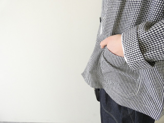 NATURAL LAUNDRY(ナチュラルランドリー) ダンプワッシャーギンガムチェックワイドカバージャケットの商品画像23