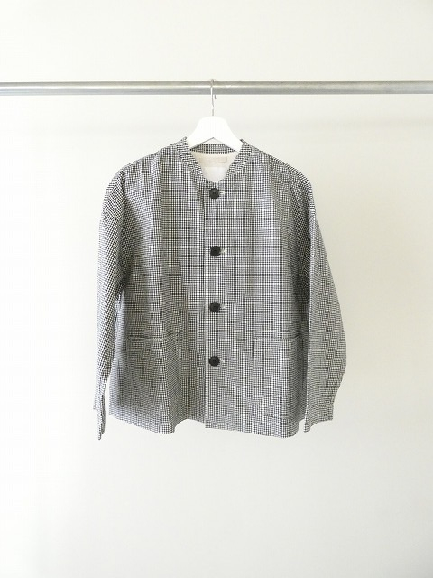 NATURAL LAUNDRY(ナチュラルランドリー) ダンプワッシャーギンガムチェックワイドカバージャケットの商品画像3