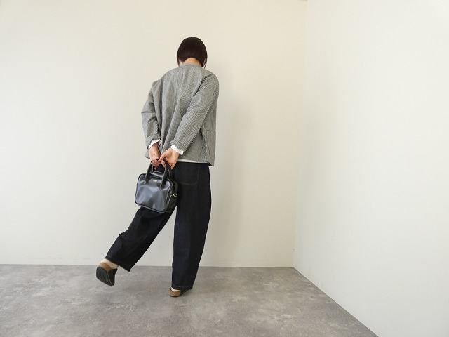 NATURAL LAUNDRY(ナチュラルランドリー) ダンプワッシャーギンガムチェックワイドカバージャケットの商品画像6