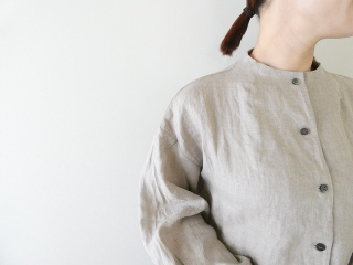 SSC 60リネンボトルネック前開きブラウスの商品画像16