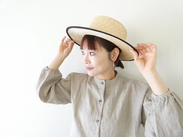 SSC 60リネンボトルネック前開きブラウスの商品画像5