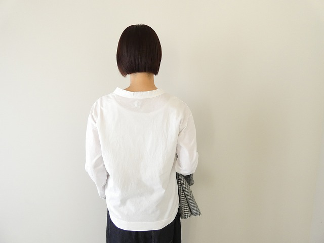 grin(グリン) オーガニックエーゲ海モノトーンねこ長袖プリントTシャツの商品画像4