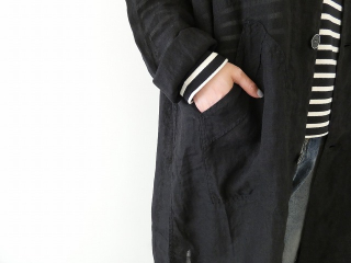 Brocante(ブロカント) リネン先染めガーゼジャルダンコートの商品画像22