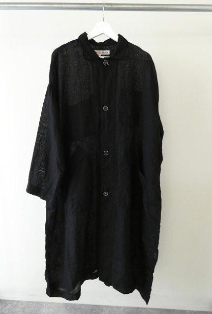 Brocante(ブロカント) リネン先染めガーゼジャルダンコートの商品画像3