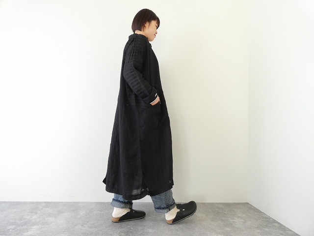 Brocante(ブロカント) リネン先染めガーゼジャルダンコートの商品画像4