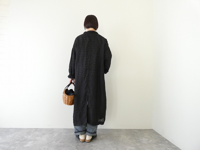 Brocante(ブロカント) リネン先染めガーゼジャルダンコートの商品画像7