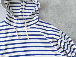 快晴堂(かいせいどう) セーラーボーダー裾ギャザーボーダーパーカーの商品画像22