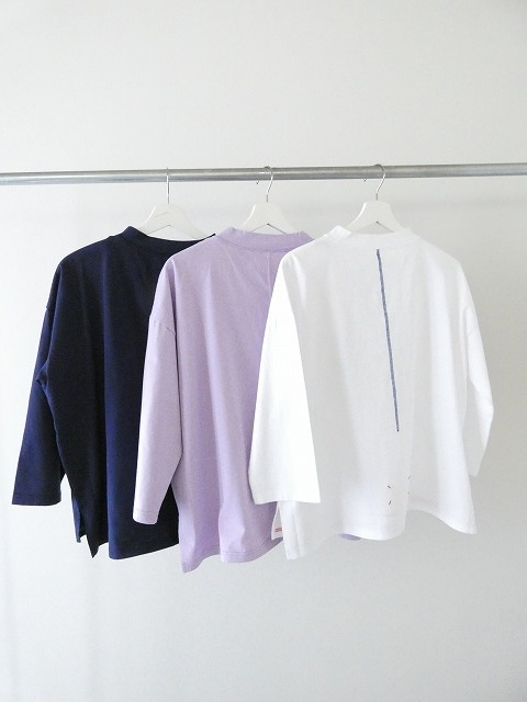 快晴堂(かいせいどう) Girl's TシャツWorkポケ・スタンド衿八分袖Tシャツの商品画像11