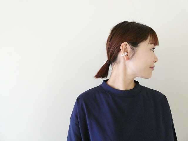 快晴堂(かいせいどう) Girl's TシャツWorkポケ・スタンド衿八分袖Tシャツの商品画像4