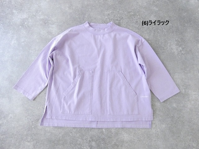 快晴堂(かいせいどう) Girl's TシャツWorkポケ・スタンド衿八分袖Tシャツの商品画像56