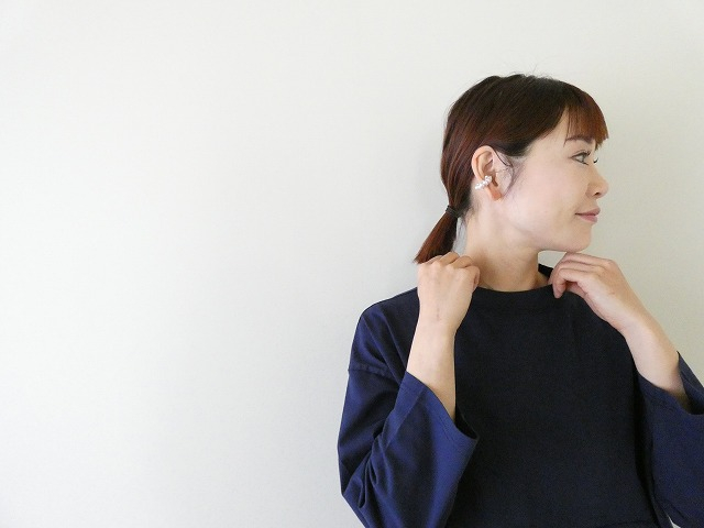 快晴堂(かいせいどう) Girl's TシャツWorkポケ・スタンド衿八分袖Tシャツの商品画像7