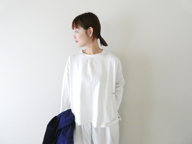 快晴堂(かいせいどう) Girl's Tシャツ脇スリット衿ギャザーTシャツの商品画像1