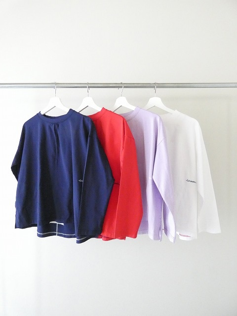 快晴堂(かいせいどう) Girl's Tシャツ脇スリット衿ギャザーTシャツの商品画像3