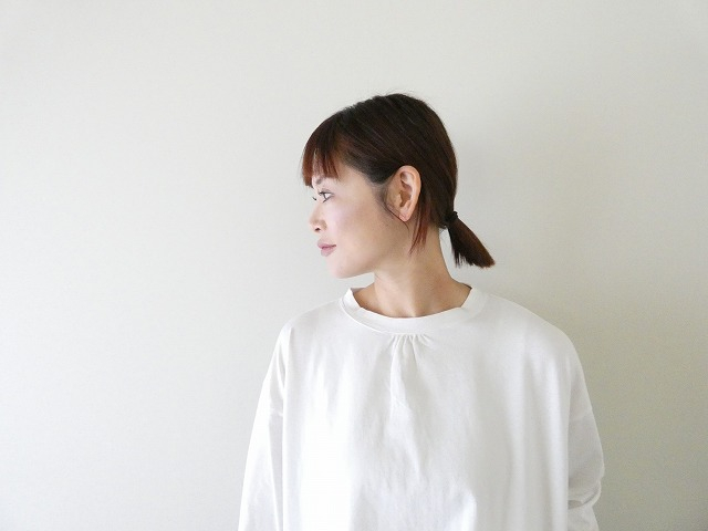 快晴堂(かいせいどう) Girl's Tシャツ脇スリット衿ギャザーTシャツの商品画像4