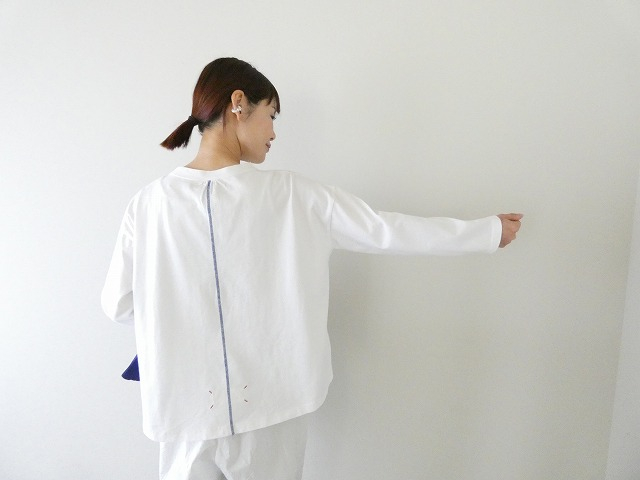 快晴堂(かいせいどう) Girl's Tシャツ脇スリット衿ギャザーTシャツの商品画像7