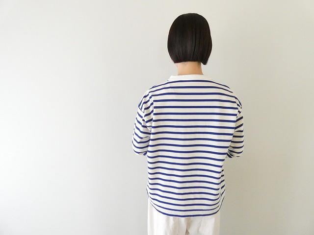 快晴堂(かいせいどう) HAYATE・セーラーボーダーTシャツ ワッペンペタペタ長袖Tシャツの商品画像8