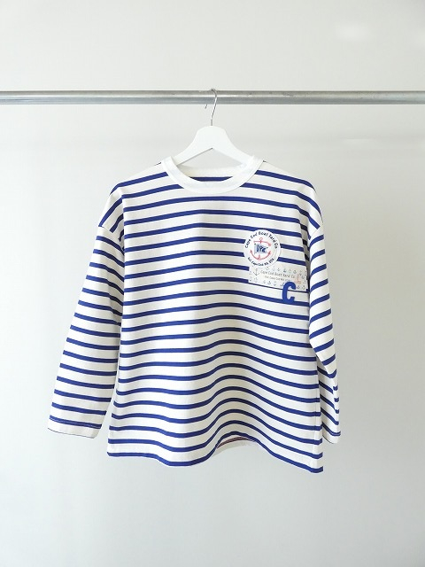 快晴堂(かいせいどう) HAYATE・セーラーボーダーTシャツ ワッペンペタペタ長袖Tシャツの商品画像9