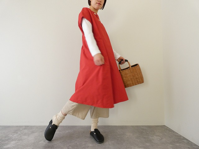 快晴堂(かいせいどう) Girl's ヴィンテージ馬布 ステッチたくさんワンピースの商品画像1