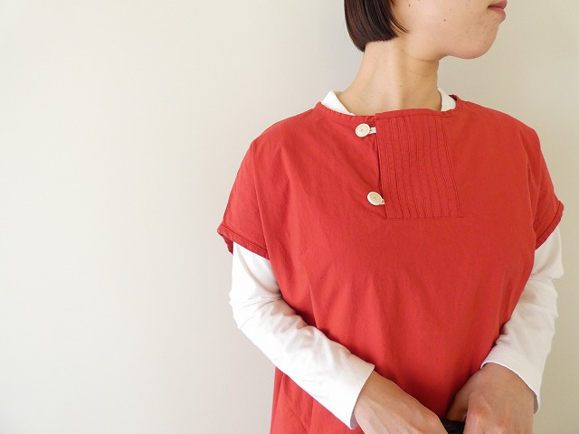 快晴堂(かいせいどう) Girl's ヴィンテージ馬布 ステッチたくさんワンピースの商品画像4